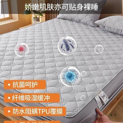 A类防水隔尿床笠单件梦席思垫保护套床床罩棉夹夏季厚SJH全包防尘