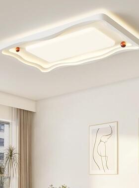 现代约奶0油灯风28730客厅吸顶简225新款极简餐厅卧室灯全屋灯具