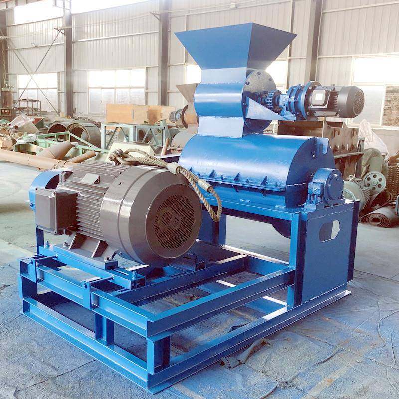 鲜树枝桑树叶粉碎机高湿菌菇渣酒糟粉碎设备农作物秸秆粉碎机