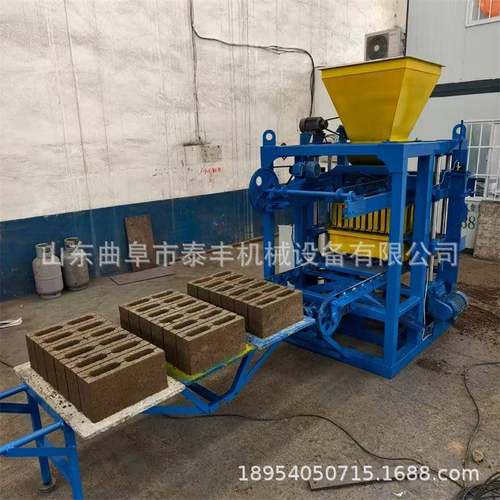 小型移动免烧水泥砖机全自动制砖机生产设备建筑空心砌块成型机
