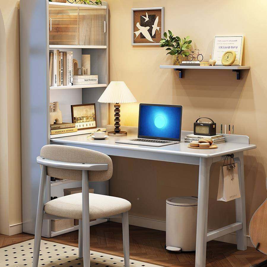 实木转角书桌书架一体桌书柜组电合学习桌生180用脑桌家拐学角工,住宅家具,书桌,淘宝优惠券,粉丝福利购,淘宝优惠卷