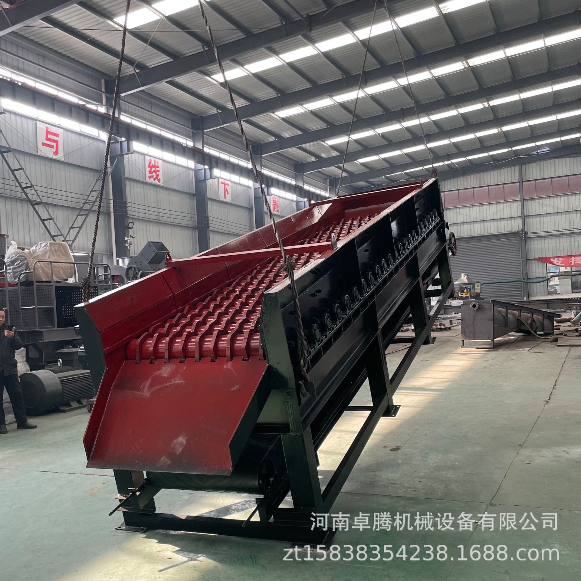 大型移动砂石黏土分离机