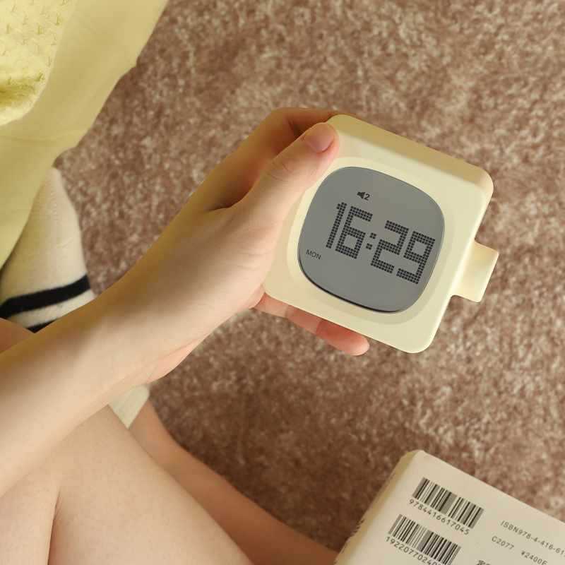 ?MUID智能小闹钟带夜灯学生计时器两用学习时钟灯宿舍贪睡静