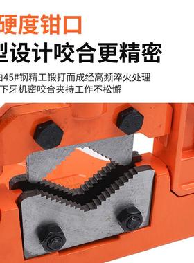 （加厚底座）重固型钳压力龙门钳钢夹水管管夹持钳割丝BRD定夹具