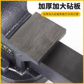 厂家DSZ3寸1小6寸轻型重型台虎钳用途台钳型旋带砧转台虎多钳