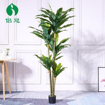 工厂仿真真巴-西铁西木绿植盆栽仿植物假树家居装巴饰摆件阳台花