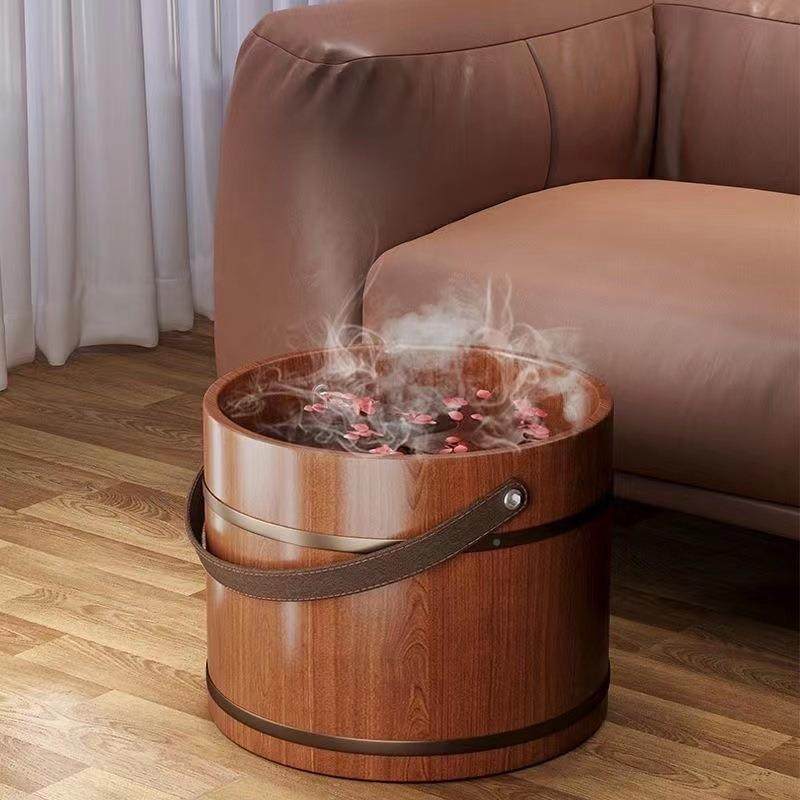 香木手提泡脚专用木桶桶泡脚家用实柏木脚盆足浴盆洗泡脚XAZ盆木