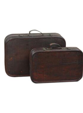 xyt古中式手箱旧F75HTHT6式古仿木提箱店面装复饰箱子拍摄民国风