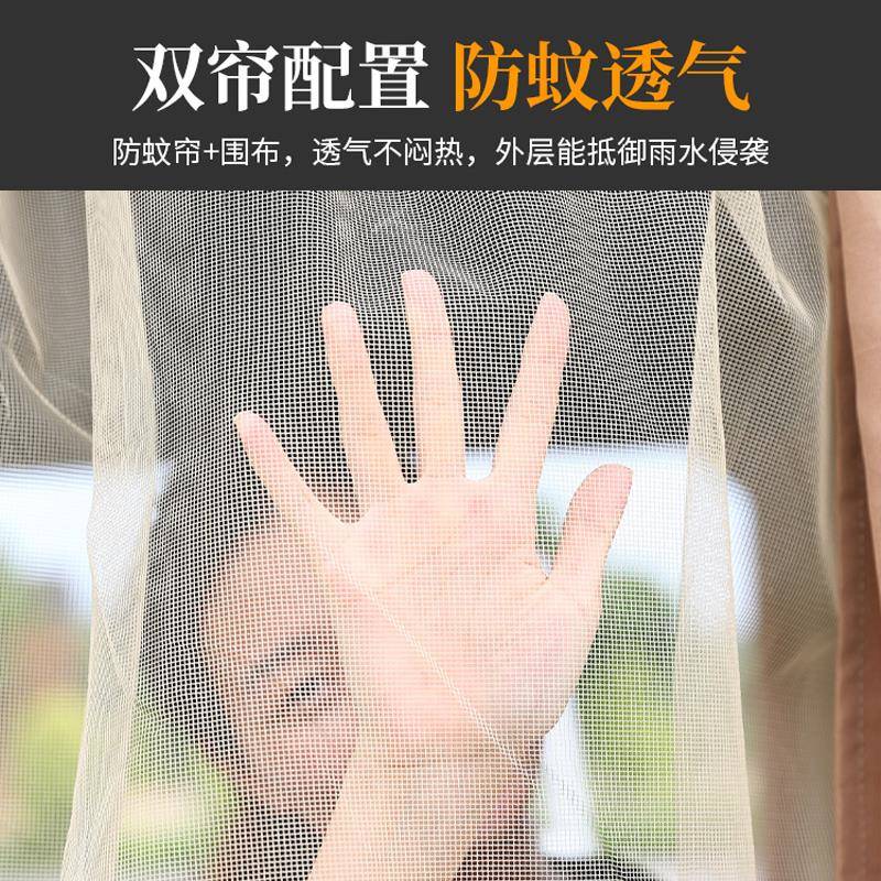 新款户外凉亭别雨墅庭露台休院闲亭子花园遮室外乘凉棚阳棚F76JM8