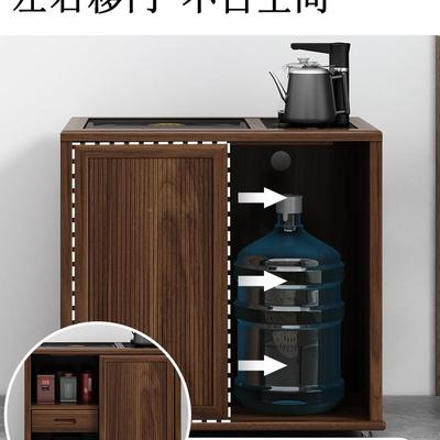 实木移动茶车桌家用中小茶台客厅新式茶YXG阳台茶几烧水壶一茶p体