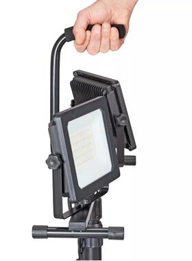 户伸可移动双头头70EZQw工地投光灯带快外速接可缩三角架led工作