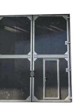 业平房开门粮仓UTE工厂库大门彩钢板夹芯保温板门生产工车间密闭