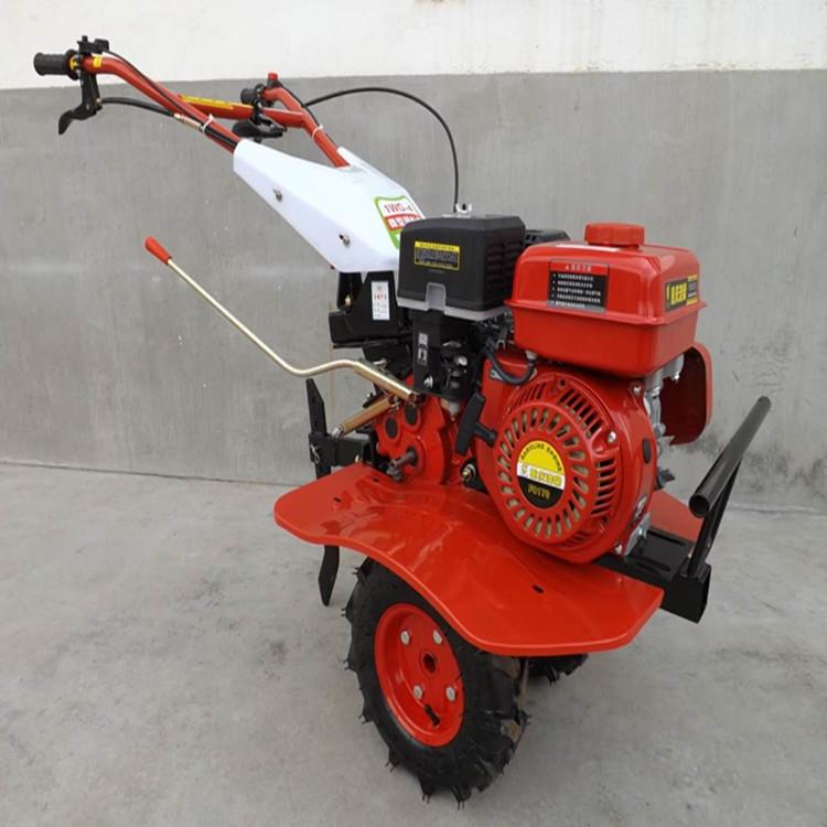 梯田地用形的小型微耕机汽油BPD手扶式大棚除草履松土机械式开沟