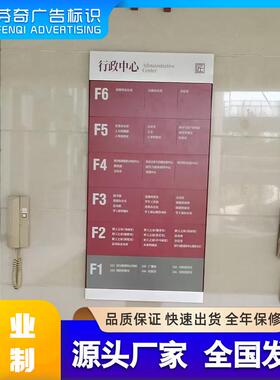 【厂家标直销】校园系立地识文化宣传长MNR廊楼牌层标识牌校园标