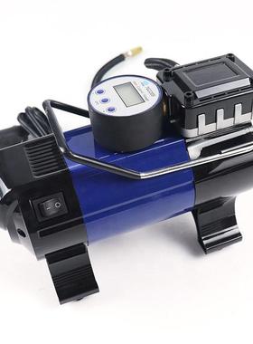 金属轮胎气泵电动迷你便携式轮胎直小流12充V汽MAT车空气缩压机