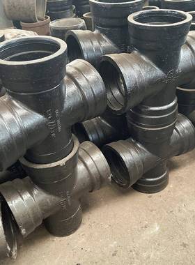 北厂家球湖铸铁管件配tb-68263件全承四通承插墨式接口