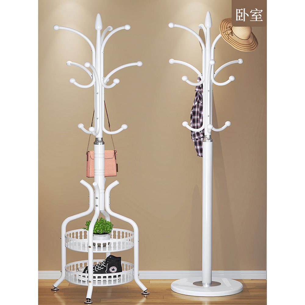 ft衣铁艺衣帽架F77J5ST7落地室挂架家用立式衣服置收纳架子多内功