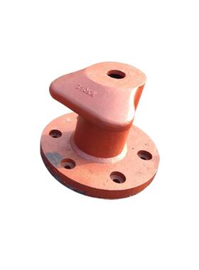 货铸铁系船柱单柱栓船底桩系缆450KN柱圆底方系柱系船缆现桩船舶