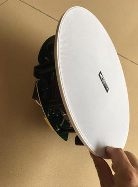 DXPA公共广系播统窄边带分频吸顶B喇叭000333无边同轴吸顶喇叭