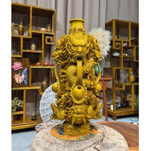 金楠木九龙烟YGG体筒整丝体制作手工刻画一镂空水制作