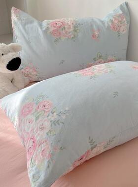 2025款云朵床上四件套卡通洗棉水被套床CWE单学生宿舍棉三件套柔