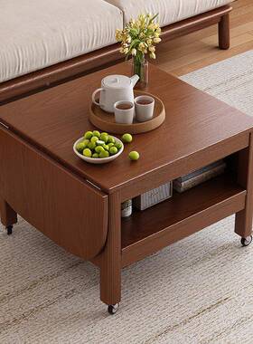 桌实MPN木可折叠茶几代客厅家用小户型餐两用茶桌阳台现简约沙发