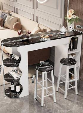 靠墙家PFS59604用吧台桌客厅边隔断条玄桌关柜小户型简约长沙发几