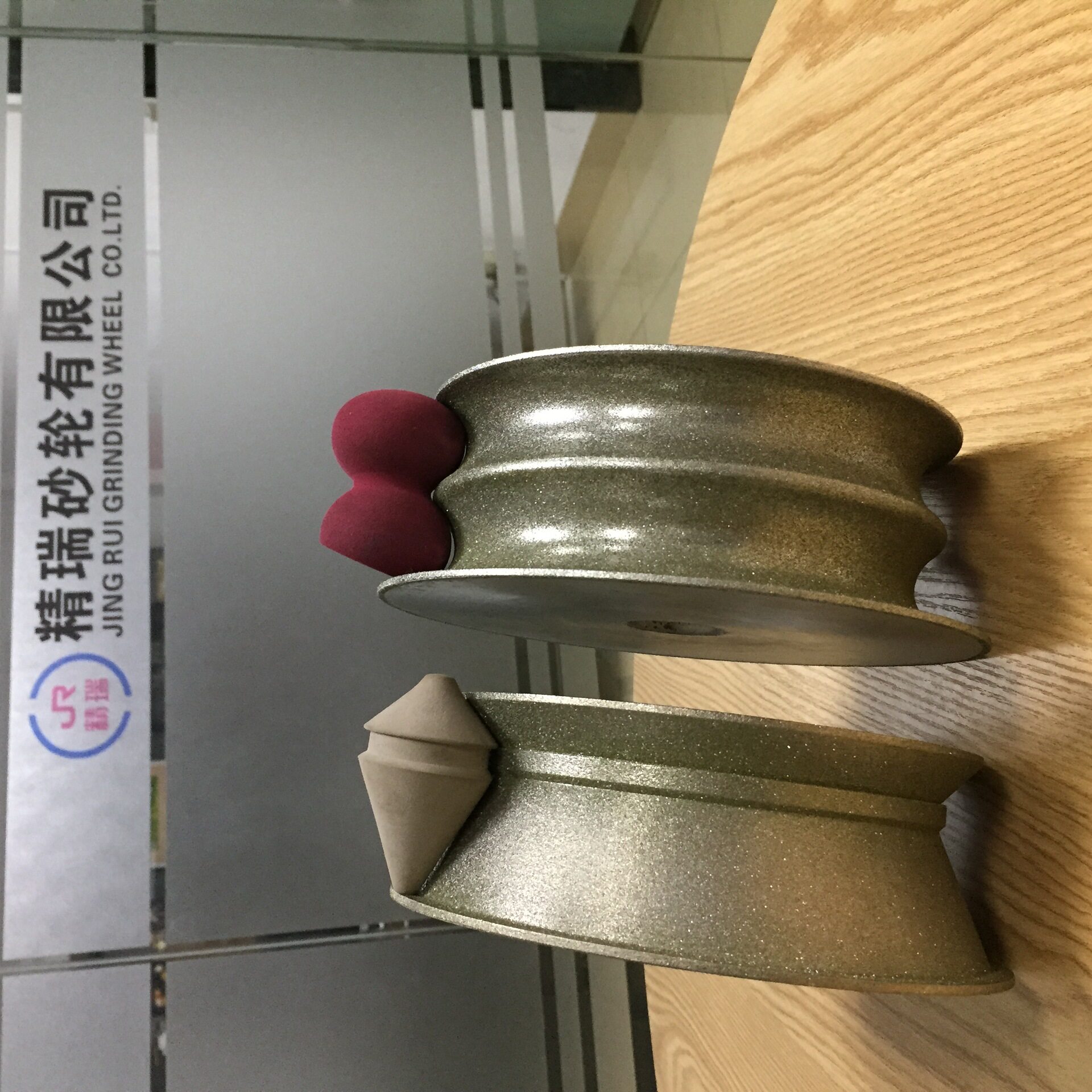 厂家直销 金刚石砂轮 化妆棉形状模型砂轮各种形状粉扑砂轮形状做