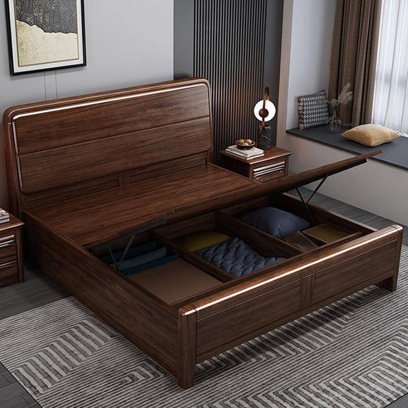 新tb-71242中式5现全实木床榫卯结构主卧2025年新米款代1简约主卧