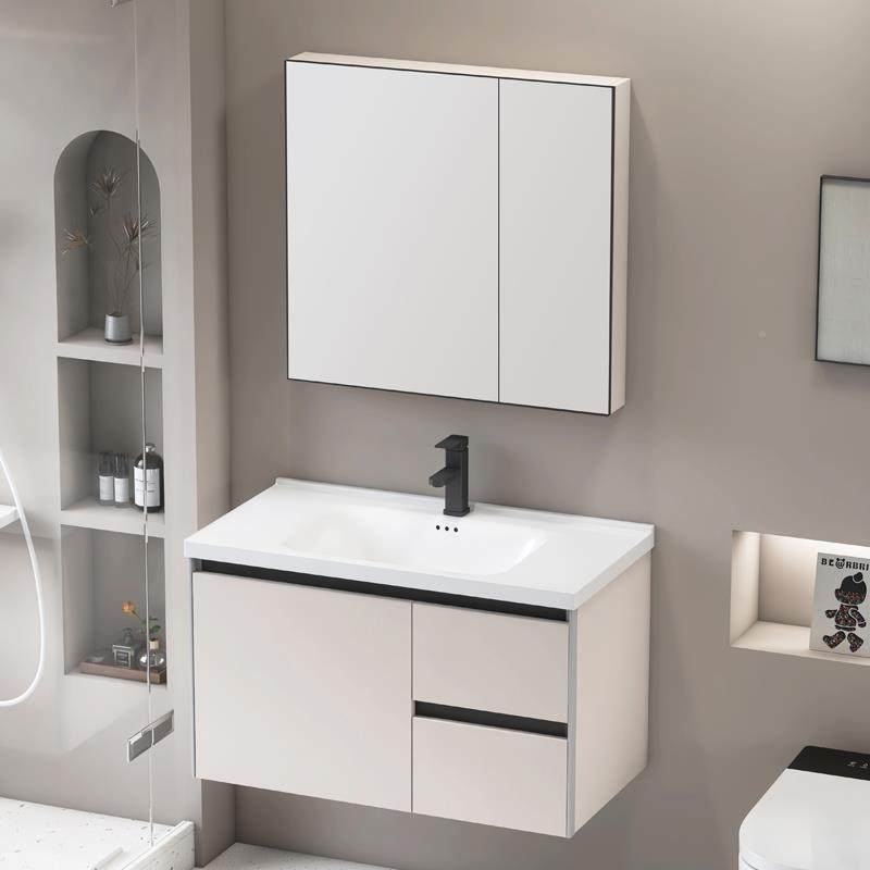 A9L太空蜂板浴室柜组合40/3254手4cm宽一体陶瓷洗脸盆洗漱窝台铝,家装主材,浴室柜,淘宝优惠券,粉丝福利购,淘宝优惠卷