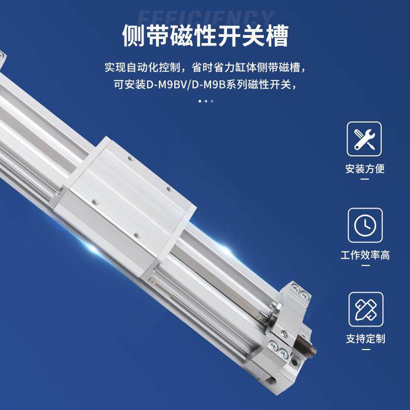 SMC机械式无杆气缸MY1M/MY1CL16/20/53925/32/40/050-100-20-00G-