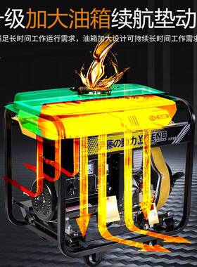 柴油发电机3KW5W8KW10KW15KK三2YT3800E0KW伊藤动力户外应急移动