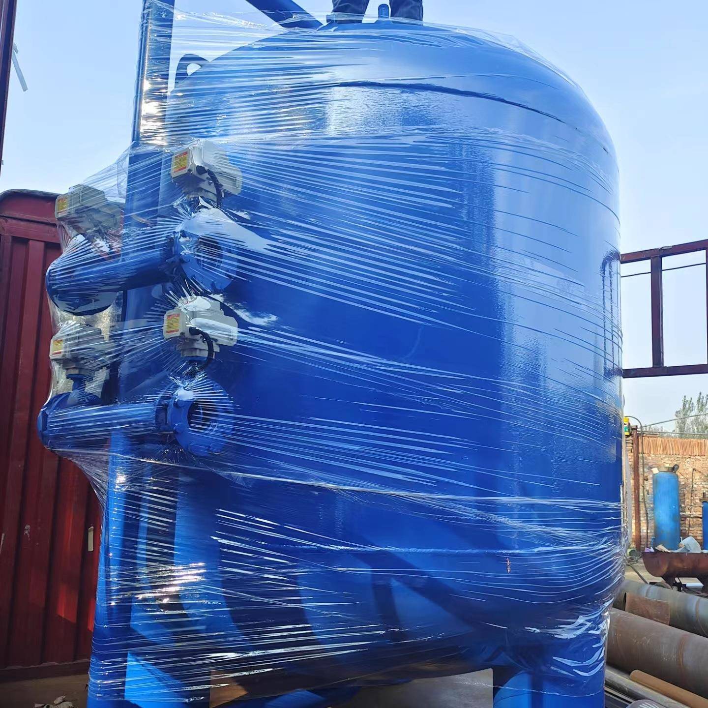 全自动石英HQ-25砂器过滤活性炭锰砂过滤器多介砂滤碳罐厂质家直