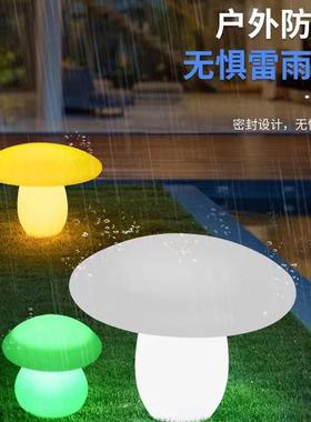 发创意公园观景地插灯户外防水太能院草坪装阳ES-T026饰庭led光蘑