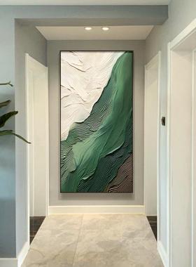 现代简约玄装饰画绿色抽象走廊过CYHY-240关道入挂画档酒店高户正