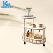 简约可移动沙发26331边几床柜茶头几客厅小户型卧室窄实木置物款