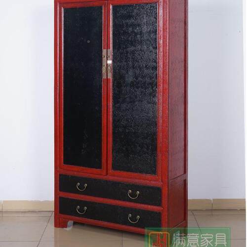 明现清古典家具中式32272复古仿古木衣柜卧室家用收实纳衣橱货整
