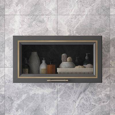 铝金柜免纳打孔浴吊室卫生202间防合水收柜厨房墙上挂墙式储物柜