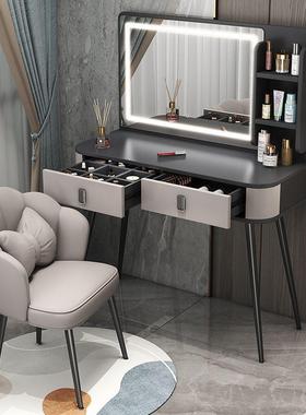 2025新款轻奢梳妆主卧上次小户卧室房型档间NZK收纳书台桌网红化