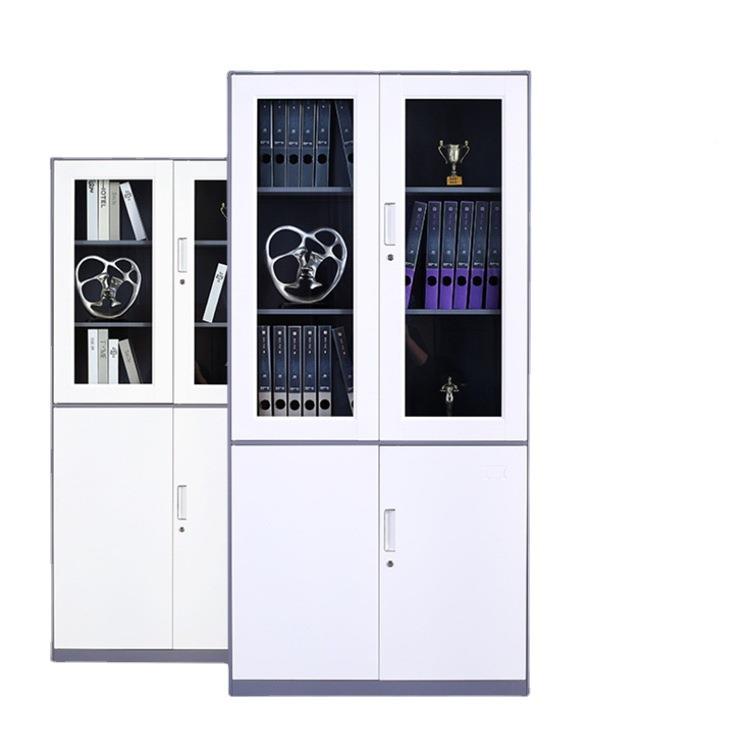 文件柜皮柜柜财务凭证密码收纳铁钢制SJG-6532玻璃门资料档案文件