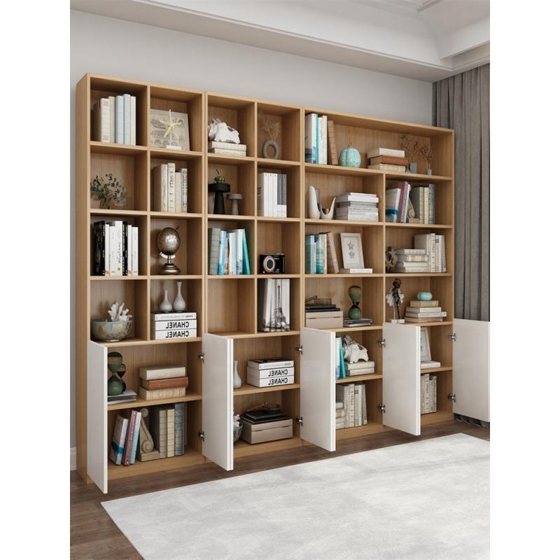 整UGL-2024墙奢现代简约清新书小轻柜置物架容量落地大书橱可订书