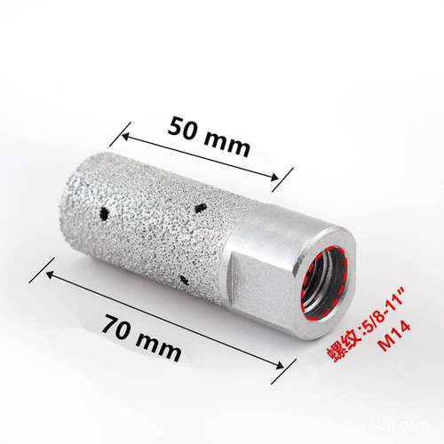 1寸2寸钎焊金26718刚陶石修钻头瓷花岗岩打孔器2边550/mm