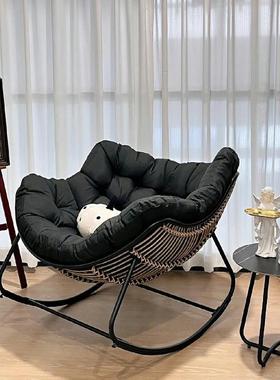 ?单摇椅现代简约台客厅休躺家用午人睡懒人阳沙发闲可坐JOT可躺摇