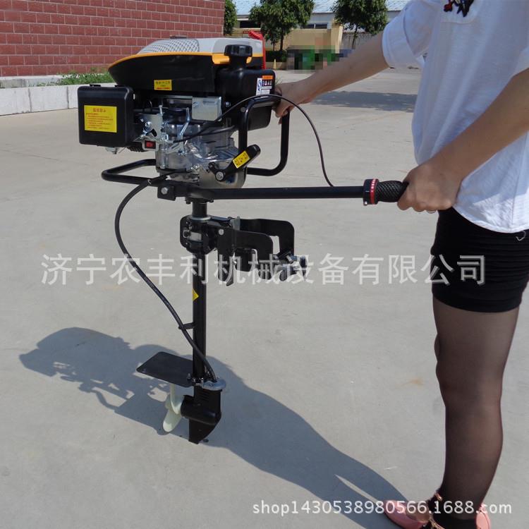 型渔新船挂浆机RL-8.0达柴油汽油机船挂船用马推进器
