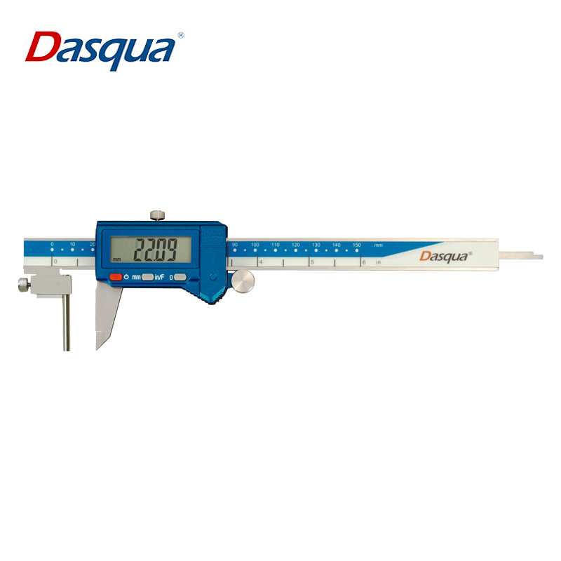 Dasqua达时科管壁厚度数显游标卡尺0-150-300mm测量厚度电子卡尺