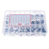 400pcs SMD铝电解电容器配件盒 1000uF 24种 1uF