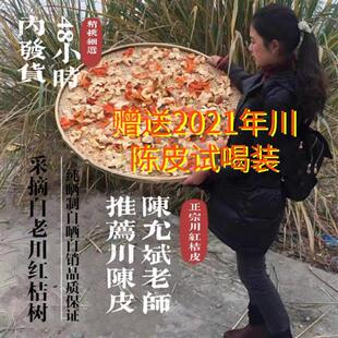 川陈皮陈老师推荐大红袍川红橘陈皮红橘皮250克装