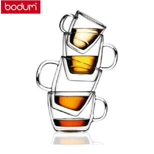 bodum 波顿高硼双层玻璃杯耐热隔热水杯咖啡杯男女茶杯男旅行家用