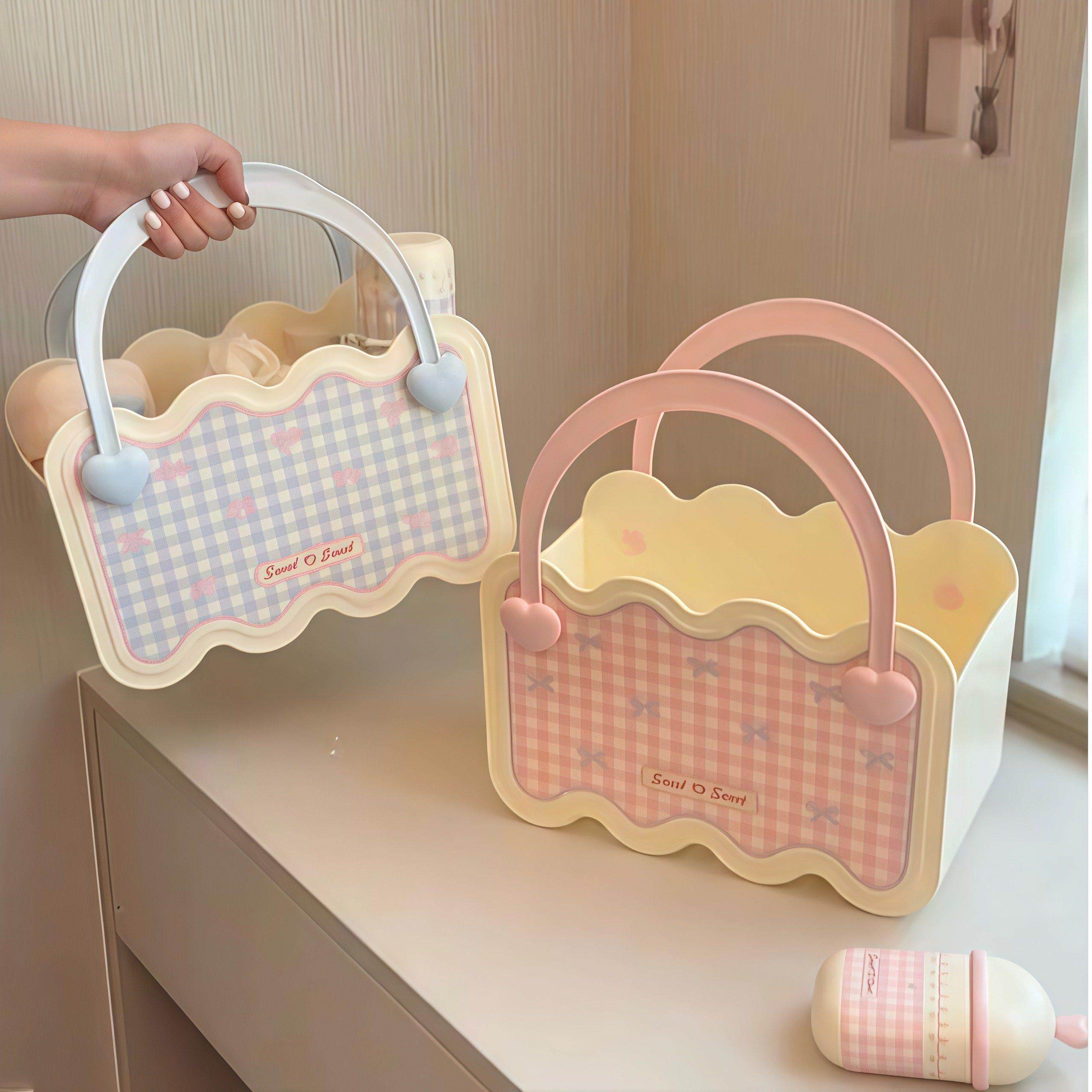 多巴胺洗澡手提篮子手提浴室女大学生宿舍好物洗漱用品桶盆套装筐,3C数码配件,USB多功能数码宝,淘宝优惠券,粉丝福利购,淘宝优惠卷