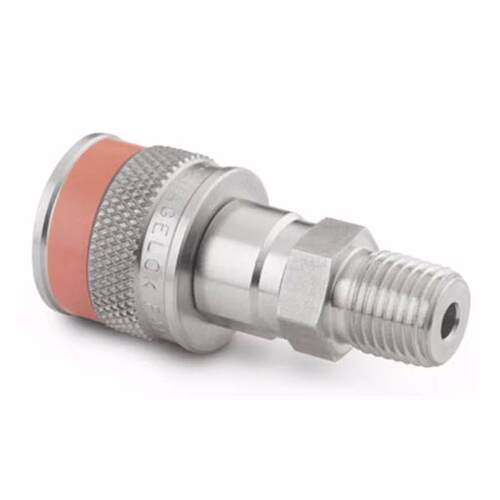 Swagelok世伟洛克(SS-QC4-B-4PMK2)不锈钢仪表快速接头管体0.2 Cv